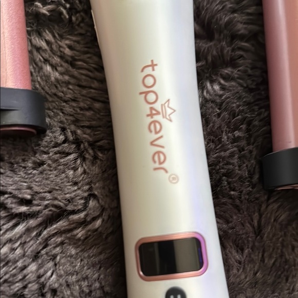 Pink Hair Curling Wand Set - Picture 2 of 5